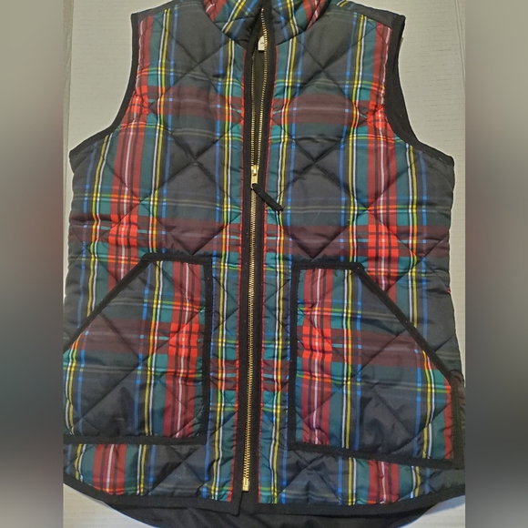 J. CREW Tartan Plaid Vest sz XXS - Picture 6 of 6